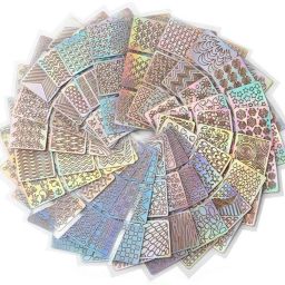 144 Pcs Waterproof Nail Art Self Adhesive 3D Stickers DIY Decoration Manicure Tool-image-52