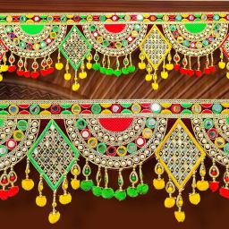 Handmade Plastic Beads And Traditional Door Hanging/Bandarwal/Toran for Door. Toran-image-31