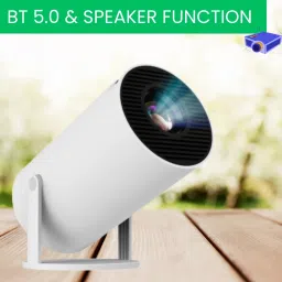 Clairbell Mini HD Projector for Home 4KSupport With Built-in App Netflix/Prime/YouTubeC237 (4500 lm / 1 Speaker / Wireless / Remote Controller) Portable Projector-picture-25