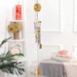 Wind Chimes for Home Decorations Hanging Happy Everyday Wind Chimes Wood, Aluminium Windchime-image-89