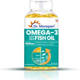Omega 3 Fish Oil 500 mg | DHA & EPA 300mg | No Fishy Burp & Taste | Heart Health-58