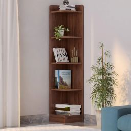 Engineered Wood Open Book Shelf For Living Room / Study Room / Hall / Library Engineered Wood Open Book Shelf-image-24