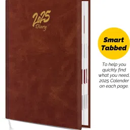 New Edition Hard Bound Month Planner Dated Diary A5 Diary Single Rule 366 Pages-16