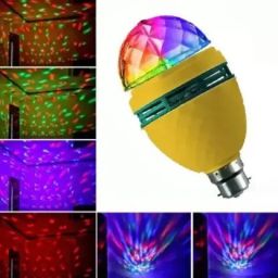 360 Degree LED Crystal Rotating Bulb Magic Disco LED Light Single Disco Ball-23