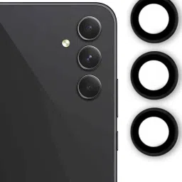 A3sprime Back Camera Lens Ring Guard Protector for Samsung Galaxy A14 5G, A15 5G, Galaxy A34 5G, A54 5G, Color - Black-image-70