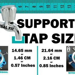 lsrp's universal fit Flexible PVC Unbreakable Washing Machine Pipe 2 Meter Water Inlet Hose Top Load Hose Pipe image 4