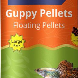Guppy Pellets, Floating Pellets for Guppies | Large Pack Pellet 0.8 mm Dia, 0.155 kg Dry Adult, Young Fish Food-picture-20