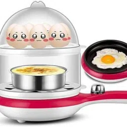 Aarna Enterprise Double Layer Electric Non Stick Mini Egg Frying Pan Boiler Egg Cooker (Multi color, 14 Eggs) 2 In 1 Double Layer Electric Non Stick Mini Egg Egg Cooker-7