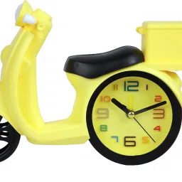 Analog Yellow Clock-3