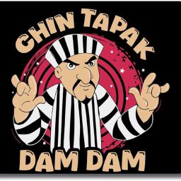 Shopezzz Bazaar Chin Tapak Dum Dum Viral Meme Printed Mousepad with Anti-Slip Rubber Base Non Slip Base Mousepad-image-2