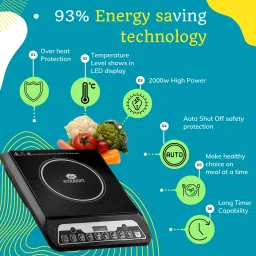 everest 1600 W Induction Cooktop Push Button image 2