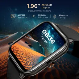 beatXP Unbound Nova 1.96” AMOLED Bluetooth Calling Smartwatch image 2