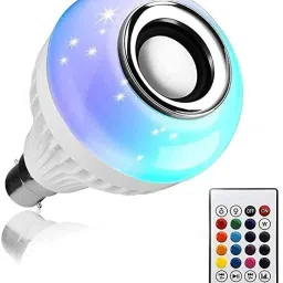 partizano LED Fully Remote Controlled Music Light Bulb with Bluetooth Speaker Multicolor Smart Bulb-12
