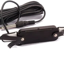 Guitar Pickup Audio Transducer Amplifier 12 Hole 1/4" Connector Cable Single Angled TS Patch Cable-0