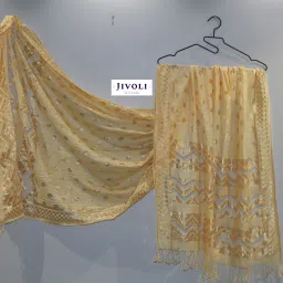 Chiffon Printed Beige Women Dupatta-image-46