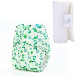 Adjustable Reusable Cloth Diaper Cover With 1 Wet Free Insert For Babies (Fuzzy fox 3-36 Months)-picture-25