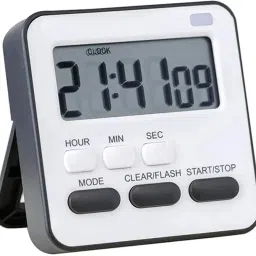 Digital Timer & Stopwatch Alarm Table Clock for Students, Home, Office Clock-15