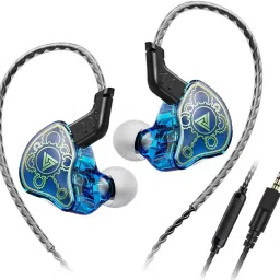 QKZ Hi7T Wired In-Ear Monitors with Mic and 10mm Drivers, 3.5mm Gold Plated Jack Wired Gaming Headset-image-32