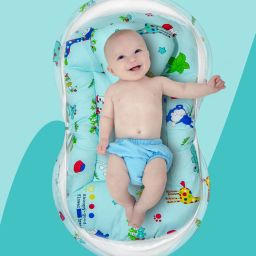 Nylon Infants Washable Mosquito Net with Zip Closure & Neck Pillow for Mosquito and Insect Protection Mosquito Net-image-108