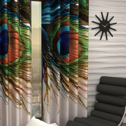 153 cm (5 ft) Polyester Room Darkening Window Curtain Single Curtain-13