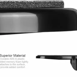 BHADIYADRA EMPIRE Adjustable Computer Table Armrest Support FABRIC MOUSE Wrist Rest image 3