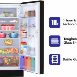 haier 190 L Direct Cool Single Door 3 Star Refrigerator with Base Drawer image 3