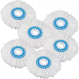 white and blue microfiber Mop Refill pack of 6 Refill Refill-picture-21