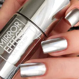 Magic Mirror Effect Chrome Nail Art Polish Metallic Nail Polish Silver-image-38