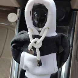 Premium Look White Hood Car Gear Hoodie | Universal Car Gear Shift Hoodie | Gear Shift Collar-image-11