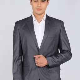 Men Solid Bandhgala Formal Blazer-picture-1