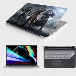 SDM 3in1 Combo 15.6 Inch 3m Laptop Skin, Screen Guard, Key Protector Combo Set107 Combo Set-picture-21