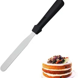 Stainless Steel Medium Straight Pallet Knife Spatula For Cake(Length: 31 cm) Stainless Steel Cake Server-13