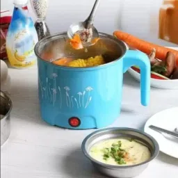 Electric Skillet Noodles Rice Cooker Thermal Insulation Cooking Pot 096 Rice Cooker, Food Steamer, Travel Cooker, Egg Boiler, Egg Cooker-image-31