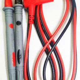 Multimeter Cord Probe Set Test Cable Pair 10 A Sharp Lead Needle Set Universal Digital Multi Meter Detector Lead Wire Probes Digital Multimeter Digital Multimeter (Multicolor 2000 Counts) Flat BottomHomogenizer Probe-1