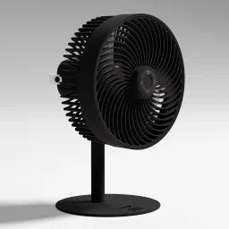 FLOW Rechargeable High-Speed Cordless Table Fan with LED Light & Remote Control 5 Star 4 Blade Table Fan-0