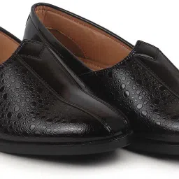 Party Ethnic Patent Textured Print Slip On Juttis|Wedding Slip On Shoes Mojaris For Men-image-56