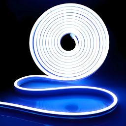600 LEDs 5 m Blue Neon Steady Strip Rice Lights Candle-10