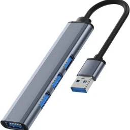 Henture Aluminium USB Hub Compatible for PC, MacBook, Mobile 3.0 USB Hub 3.0 USB Hub-23
