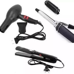 RK INDIA Professional Hair Dryer 1500 Watts Hair Straightener 522 and 471B Combo (Black) Personal Care Appliance Combo-image-9