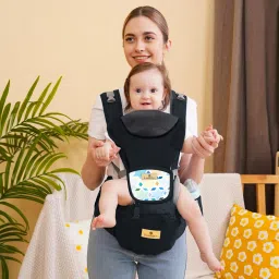 9-in-1 Adjustable Baby Carrier Bag for 0-3 Years with Hip Seat, Travel Friendly Baby Carrier-image-38