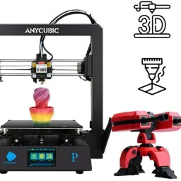 anycubic Mega Pro 3D Printer (2-in-1) | 3D Printing & Laser Engraving | Auto Resume Function | Smart Auxiliary Leveling | Printing Size: 210�210�205 mm� | Engraving Size: 220�140 mm� 3D Printer () 3D Printer image 3
