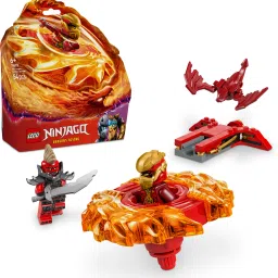 NINJAGO Kais Dragon Spinjitzu Spinner Action Toy Set 71823 building blocks-20