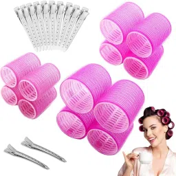 VIVIAN B-12 SEC Clip S+ Pink Roller 4+4+4 Personal Care Appliance Combo-image-9