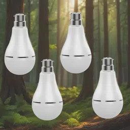 sacro Inverter Bulb 9W LED 1200mAh battery 4 hrs emergency light Pack of 4 bulbBY180 4 hrs Bulb Emergency Light-picture-31