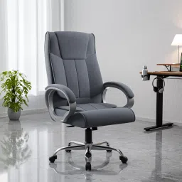 Kiev Orthopedic Office Chair | Ergonomic Design with Rocking Function Fabric Office Executive Chair-image-51