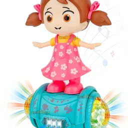 Rotating Musical Dancing Girl with 5D Light & Musical Sound Play Center Toy-image-74