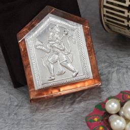 Hanuman Dev (Maharashtrian Dev Tak) 3gm Pure Silver Decorative Showpiece - 6.985 cm-image-50