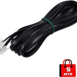 5 Meter Telephone Landline Extension Cord Cable Landline Wire with Standard Corded Landline Phone-14