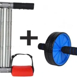 DSTTR-AB Tummy Trimmer- Double Spring Tummy Trimmer- Ab Roller Abdominal Exercise Ab Exerciser-image-11