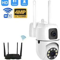 AVOIHS Dual Lens Night Vision Motion Detection HD Camera WIFI 1080P Two-Way Audio Security Camera-10